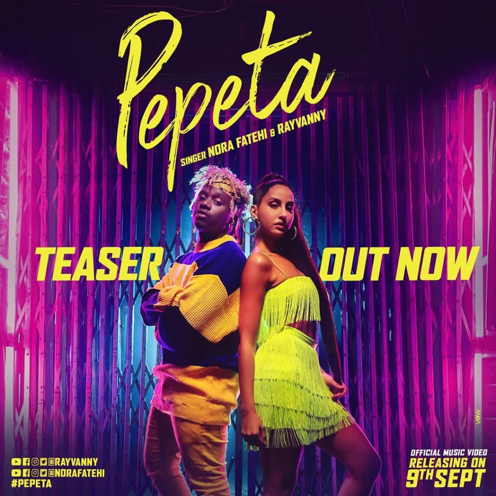 AUDIO Nora Fatehi - Pepeta Ft Rayvanny MP3 DOWNLOAD