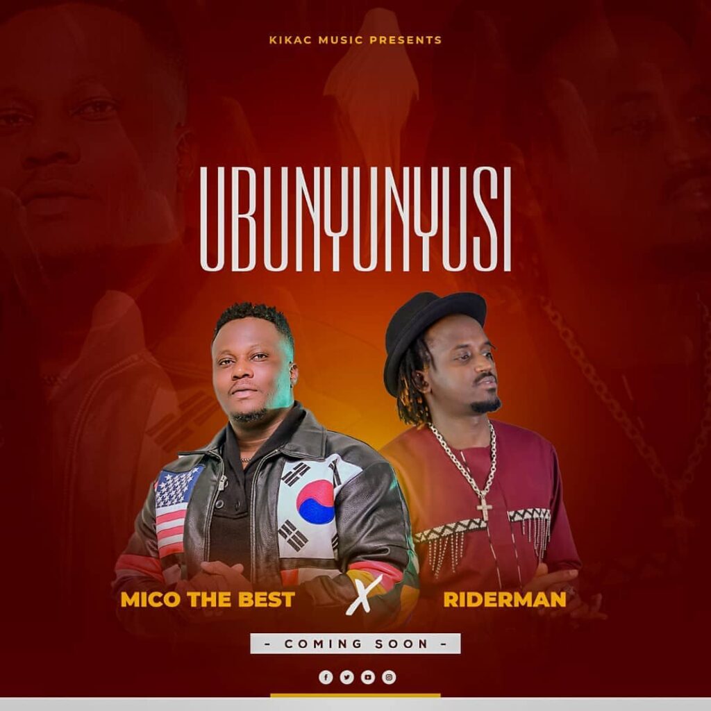 AUDIO Mico The Best - UBUNYUNYUSI Ft Riderman MP3 DOWNLOAD