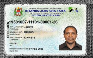 Nakala ya kitambulisho cha taifa NIDA – NIDA online copy 2022/2023