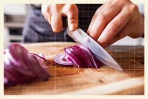 How to cut onions without crying