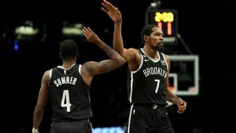 Brooklyn Nets score a franchise record 91 points in the first half during a blowout win over Golden State