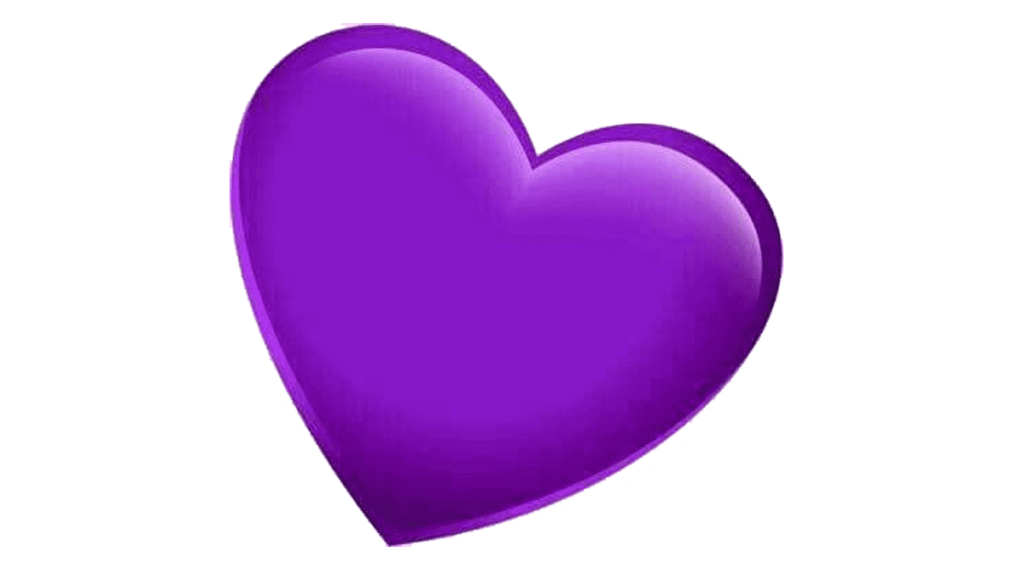 Purple heart emoji meaning - When is the symbol used?