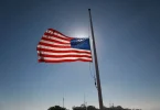Why is flag at half mast?