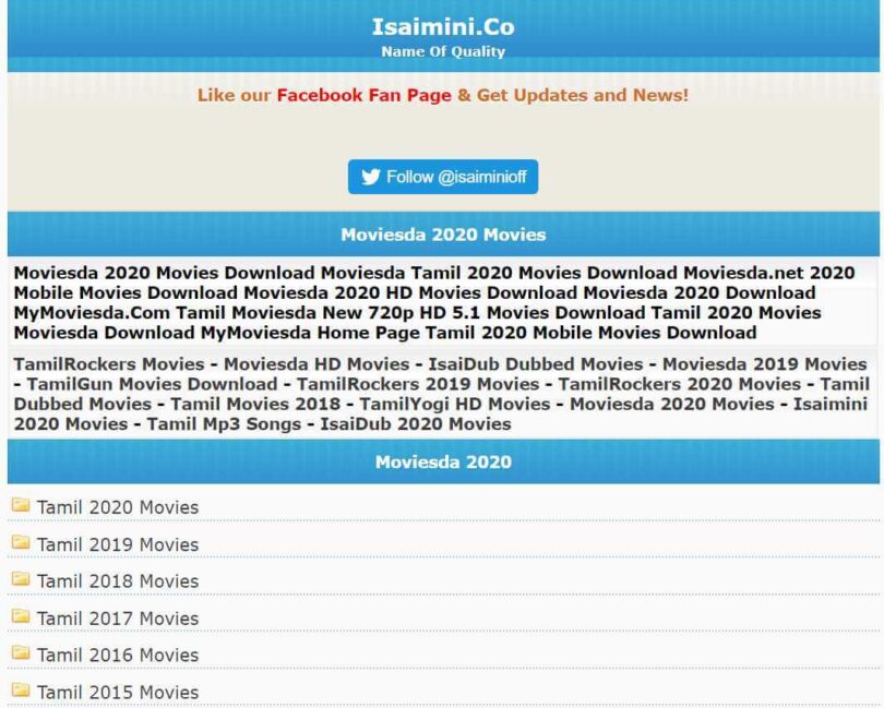 Isaimini 2023 - Tamil HD Latest Movies Download Online — citiMuzik