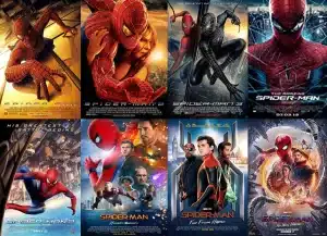All Spider Man movies in order