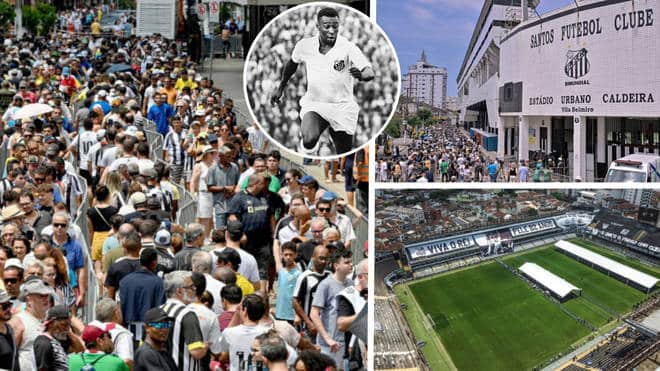 Thousands pay their last respects to Pele in Brazil