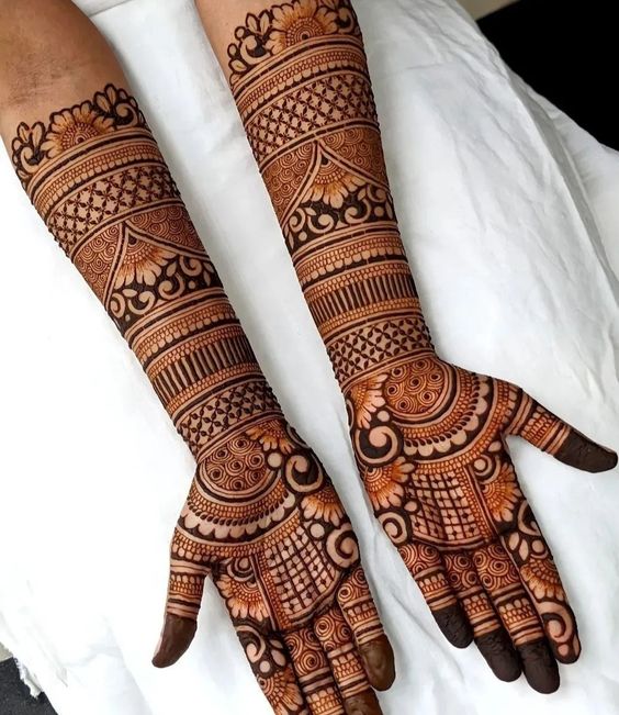 Simple Mehndi Design stock photo. Image of henna, plant - 130929892