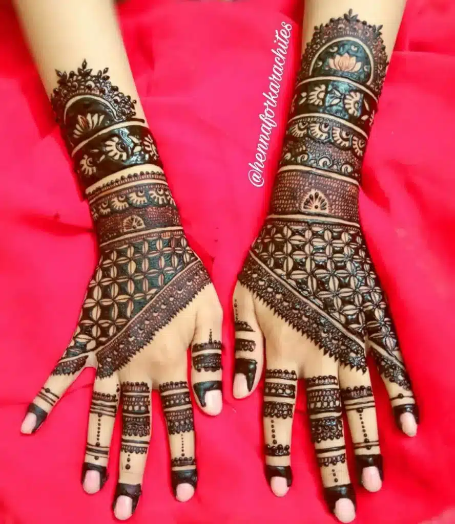 Beautiful Semi Bridal Palm Henna Design / Latest Bharwa Mehndi design for  Front Hand / Mehdni Design | design, mehndi, henna, tutorial | Beautiful  Semi Bridal Palm Henna Design / Latest Bharwa