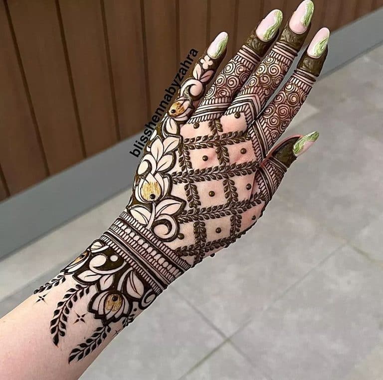 Mehndi Designs for Full Hand : Step by Step Tutorials - K4 Fashion