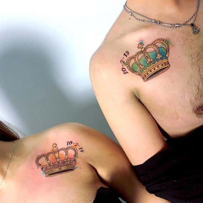 Best 91 Matching Couple Tattoos With Meaning — citiMuzik