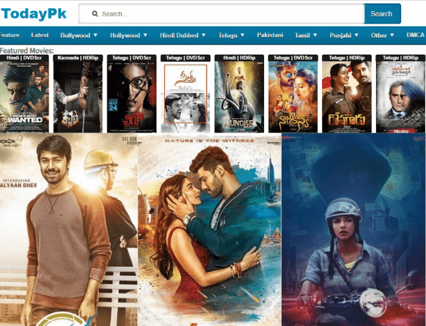TodayPK 2023 - Download Latest Bollywood and Hollywood Movies