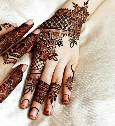 Simple Arabic Henna Mehndi Designs For Wedding - Mehndi Designs