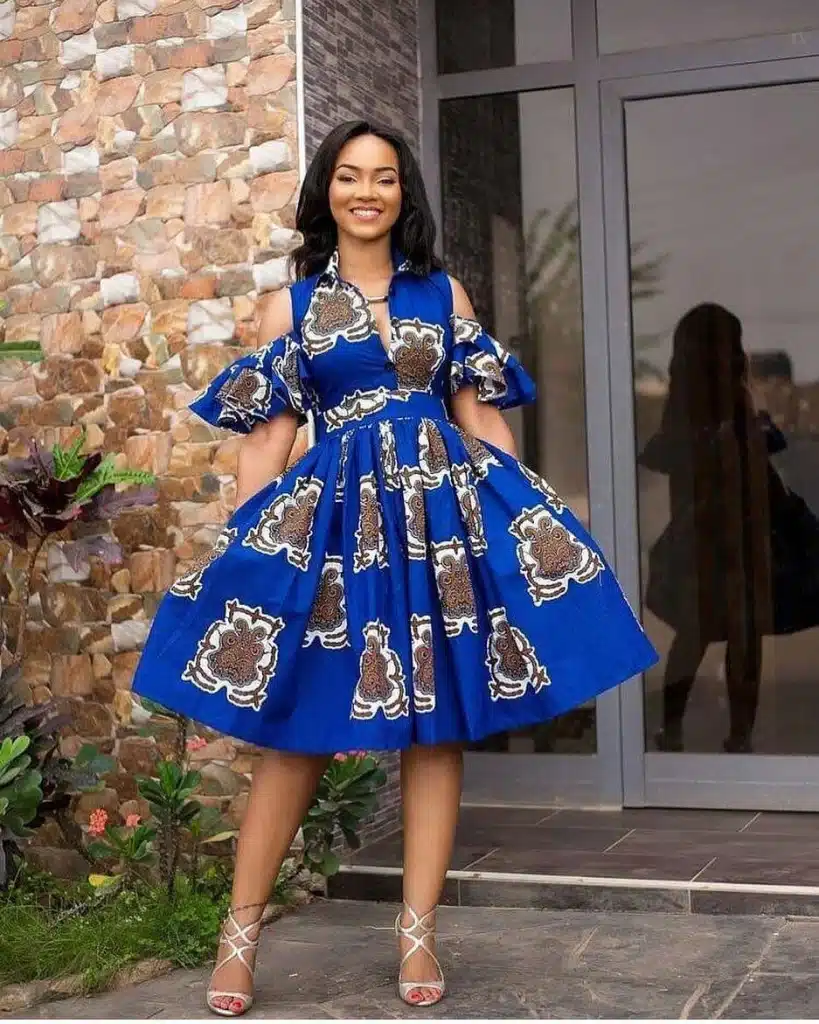 Trending Ankara Short Gown Styles You Should Try Out. - Stylish Naija