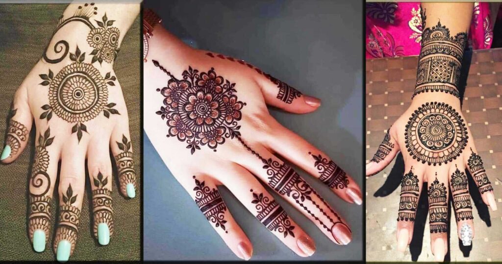 Back Hand Mehndi Design