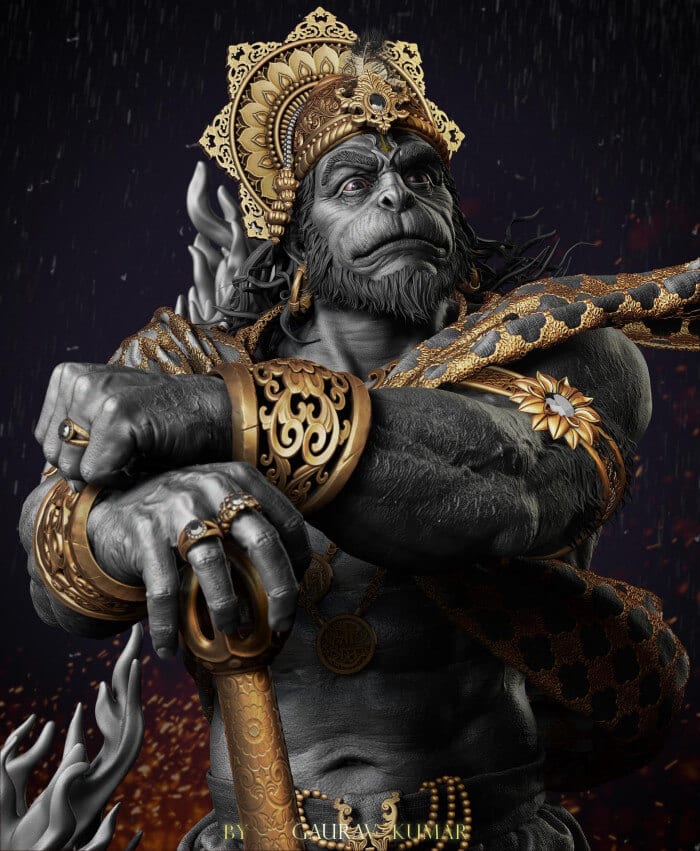 black wallpaper lord hanuman  Hanuman images