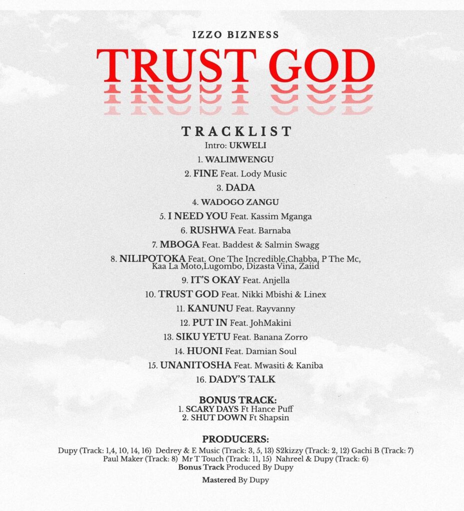 Izzo Bizness - Trust God Album MP3 DOWNLOAD