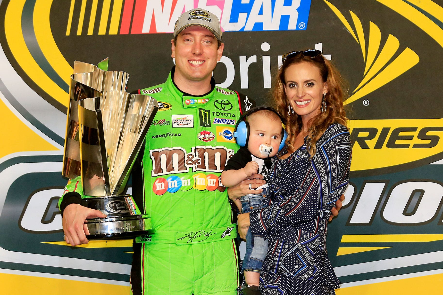 NASCAR Kyle Busch Wife Meet Samantha Busch Steering Alongside Kyle