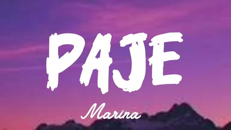 AUDIO Marina - Paje MP3 DOWNLOAD