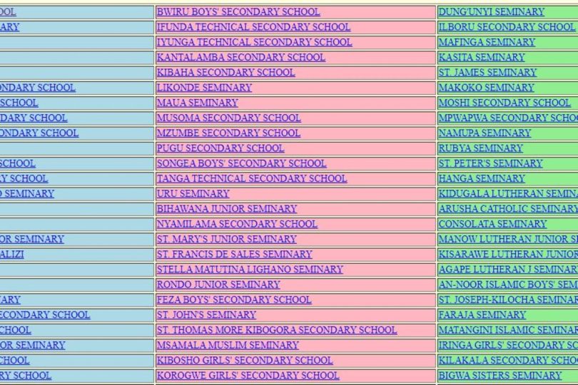 Matokeo ya Darasa la Nne 20252026